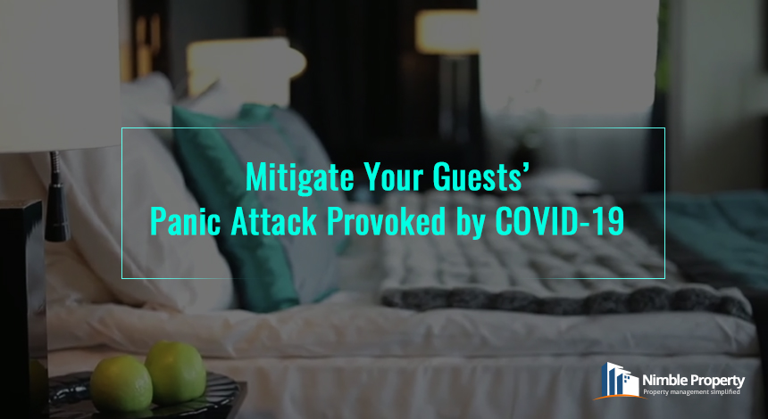 mitigate your guests panic attack provoked by COVID19