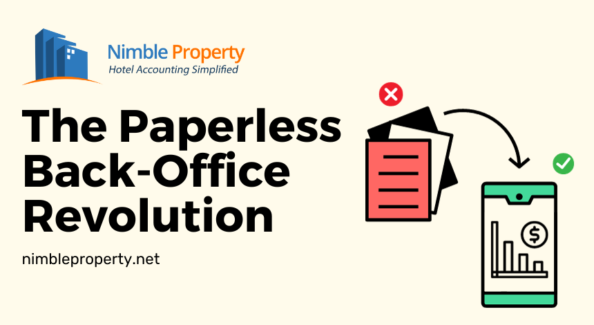 Paperless back office accounting software